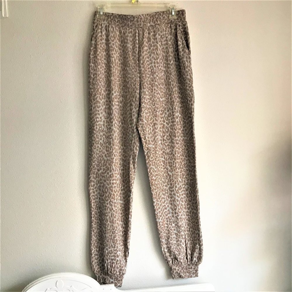 Beach Lunch Lounge leopard print loungewear pants